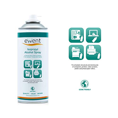 Ewent EW5611 - Pulverizador de Alcohol isopropílico Spray 400ml, Transparente