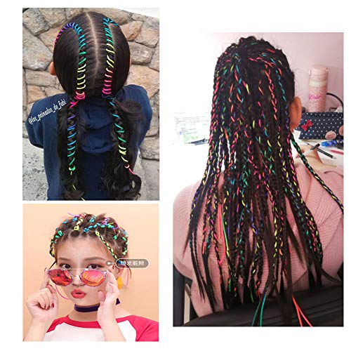 Ewparts 12 Paquetes 1.5mm Satin/Rattail Cuerda de Seda para Collar Pulsera cordón de Reborde para joyería Haciendo Accesorios, 20 Metros Cada uno (1.5mm)