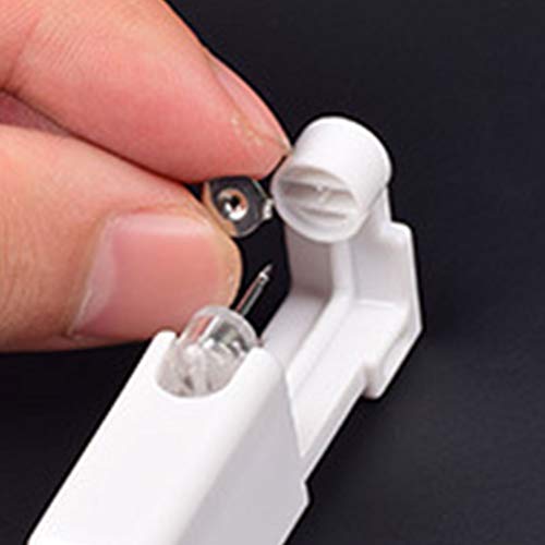 EXCEART 3 Piezas Desechables Estériles Pistola de Perforación Del Oído Seguridad Auto Herramienta de Perforación Del Oído Suministros de Perforación Del Cuerpo para La Tienda en Casa