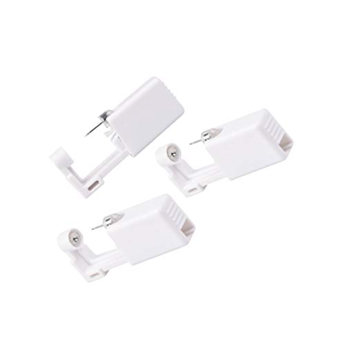 EXCEART 3 Piezas Desechables Estériles Pistola de Perforación Del Oído Seguridad Auto Herramienta de Perforación Del Oído Suministros de Perforación Del Cuerpo para La Tienda en Casa