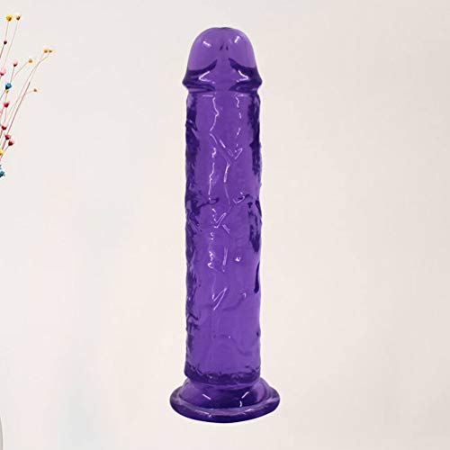 EXCEART Pennis Dillos Dicks Vibrante Impermeable Empuje Masajeador Camiseta Juguete para Hombres Mujeres Parejas Principiante (Púrpura)
