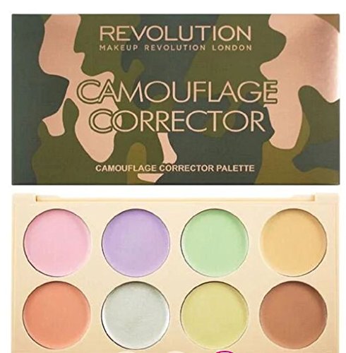 Exclusivo camuflaje Corrector paleta – Revolución de maquillaje, maquillaje paleta, última, nueva llegada, for Her, regalo set, tendencia, corrector, nueva llegada