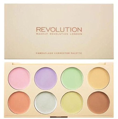 Exclusivo camuflaje Corrector paleta – Revolución de maquillaje, maquillaje paleta, última, nueva llegada, for Her, regalo set, tendencia, corrector, nueva llegada