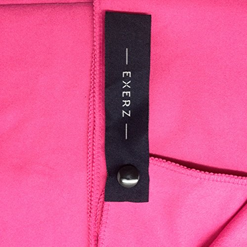 EXERZ Microfibra Extra Grande XL Toalla para Viaje / Toalla para Deporte (150 x 85 cm) con Bolsa de Transporte – Gimnasio - Campamento - Natación - Yoga - Playa - Vacaciones - Baño, Muy Absorbente Compacto Ligera y de Secado Rápido - Multicolor (Fucsia XL