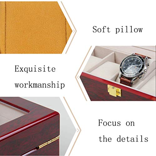 Exhibición del Reloj Rabia Caja de Reloj los Hombres de Servicio de gabinete del cajón Caja de Reloj Grande Capacidad for 20 Relojes de visualización S JIAJIAFUDR