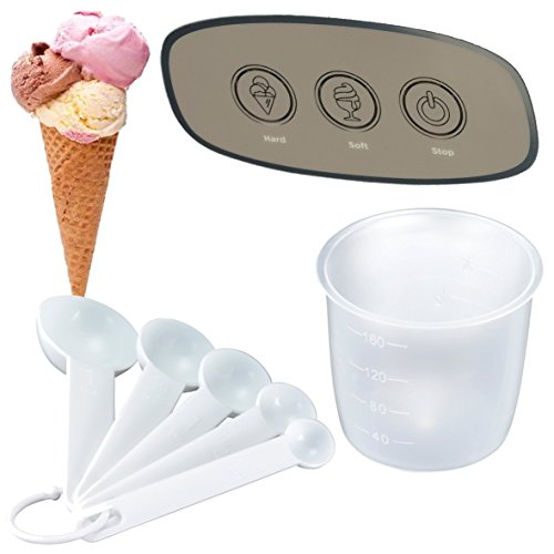 Exido 12310026 llano Heladera Máquina de Helados Heladera de hasta 17 grados Celsius, Preparado para el uso inmediato Gracias a thermoelektrischer enfriamiento, 90 W,