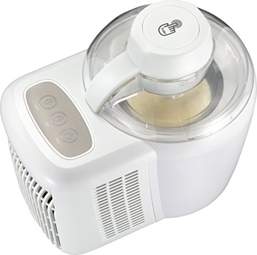 Exido 12310026 llano Heladera Máquina de Helados Heladera de hasta 17 grados Celsius, Preparado para el uso inmediato Gracias a thermoelektrischer enfriamiento, 90 W,