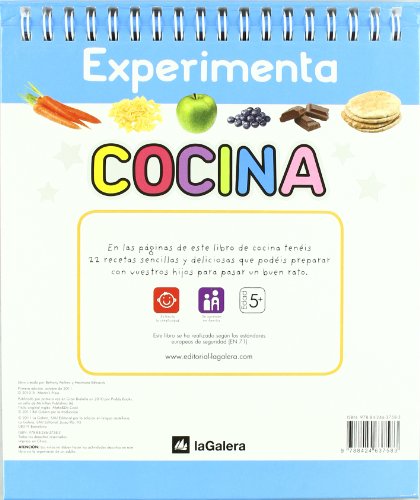 EXPERIMENTA - COCINA: Recetas sencillas para niños: 42 (Libros juego)