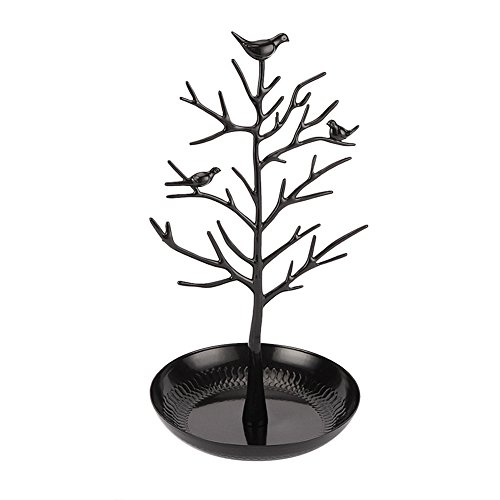 Expositor de pendientes de árbol para joyas, de hierro para guardar collares, pulseras, anillos, pendientes, joyas, regalo para Navidad, etc.