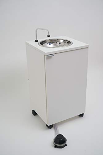 EXPRESS WATER Fregadero PORTÁTIL, Independiente DE Agua Y Red ELÉCTRICA, Certificado, Mod. BÁSIC Blanco