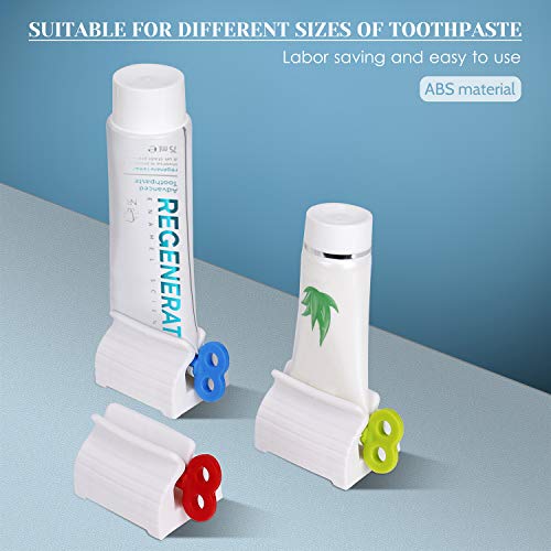 Exprimidor de Pasta de Dientes Tubo Exprimidor Dispensador Apretadores de Tubos para Pasta de Dientes Cosméticos 3 Piezas