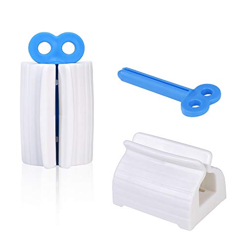 Exprimidor de Pasta de Dientes Tubo Exprimidor Dispensador Apretadores de Tubos para Pasta de Dientes Cosméticos 3 Piezas
