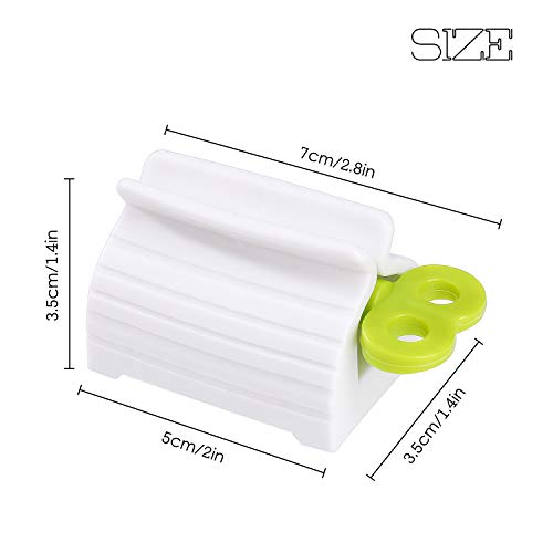 Exprimidor de Pasta de Dientes Tubo Exprimidor Dispensador Apretadores de Tubos para Pasta de Dientes Cosméticos 3 Piezas