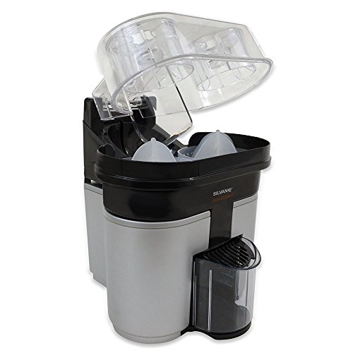Exprimidor eléctrico con cortador y doble cono de exprimido DUO EXPRIM (Gris metalizado)