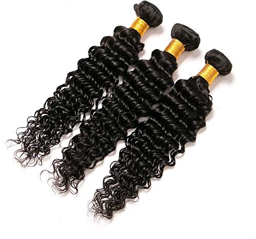 Extensiones de cabello brasileño rizado barato ondulado cabello virgen brasileño original largo negro brasileño rizado cabello humano virgen Remy grado 8a 18 20 22 pulgadas negro