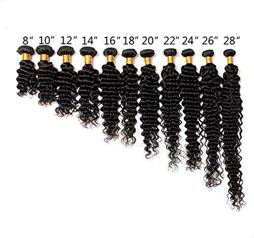 Extensiones de cabello brasileño rizado barato ondulado cabello virgen brasileño original largo negro brasileño rizado cabello humano virgen Remy grado 8a 18 20 22 pulgadas negro