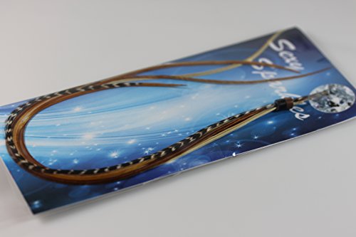 Extensiones para pelo SEXY SPARKLES, para mujeres, con plumas naturales, set de 7 plumas de 20,32 a 30,48 cm aprox., grosores variados, calidad de peluquería