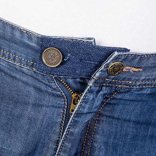 Extensores de cintura de 6 piezas para pantalones vaqueros, pantalones y falda