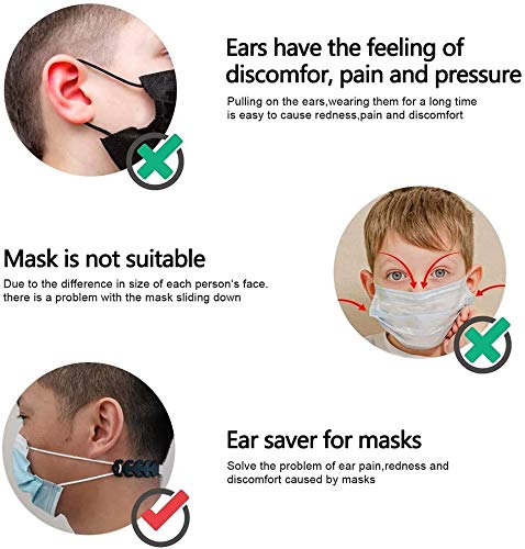 Extensores de máscara de silicona 3D para una respiración cómoda, reutilizable lavable máscara de desgaste, soporte interno para proteger la máscara de lápiz labial