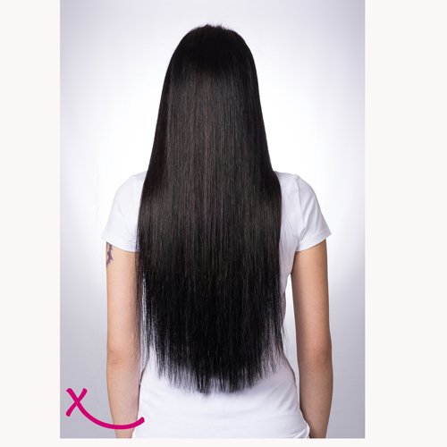 Extiff – Extensión de cabello natural para aplicación en frío – 20 extensiones de 50 cm – Marca francesa