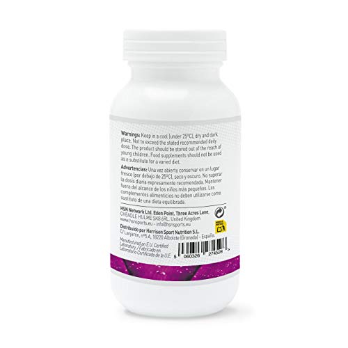 Extracto de Alcachofa de HSN | 500 mg, Con 5% Cinarina | Depurativa, Desintoxicante, Diurética, Drenante, Salud Digestiva | Vegano, Sin Gluten, Sin Lactosa, 120 cápsulas vegetales