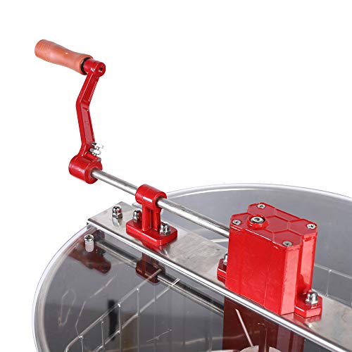 Extractor de miel Manual Centrifugado Miel 4 Centrifugado Miel Honey Centrifugado Extractor de Miel Panal, Centrífuga de miel de apicultor de acero inoxidable DHL!