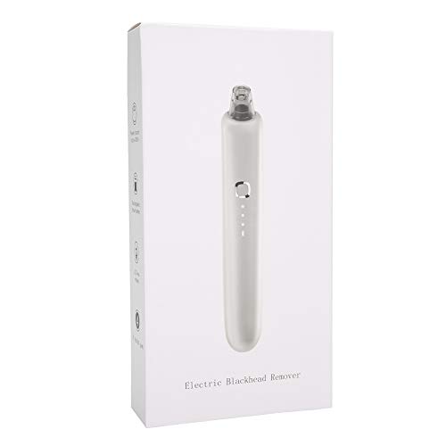 Extractor De Puntos Negros, Limpiador Facial De Nariz Recargable Por Usb, 3 Niveles De Potencia Removedor De Puntos Negros Multifuncional 4 Cabezales De Belleza Reemplazables(Azul)