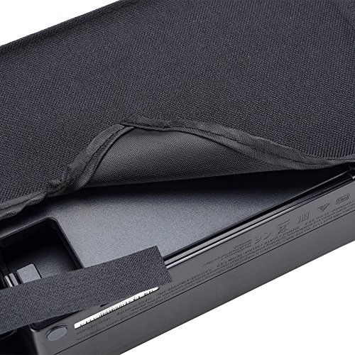 eXtremeRate Guardapolvo Cubierta de Nylon Compatible con Nintendo Switch Protector de Polvo Funda contra Polvo Forro Suave Antipolvo antiagua antirraya para Carga Base Dock(Negro)