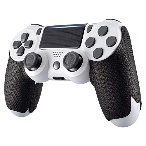 eXtremeRate Pegatina Antideslizante con Textura de Goma para Playstation 4 Agarre del Mando PS4 Slim PS4 Pro-Mejore el Agarre y la Comodidad