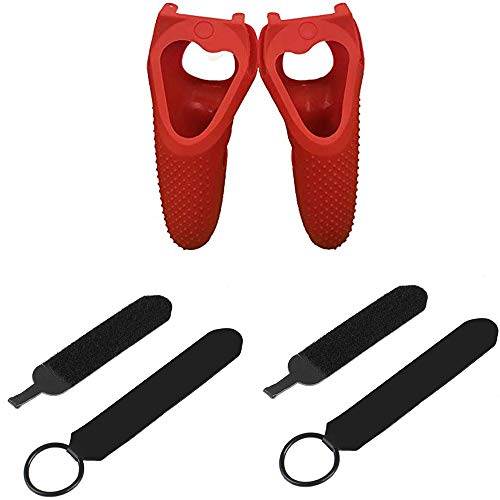 Eyglo Silicone VR Face Cover + Controller Grip + Controller Cover para Oculus Quest Headset VR Accesorios Mascarilla Impermeable a Prueba de Sudor