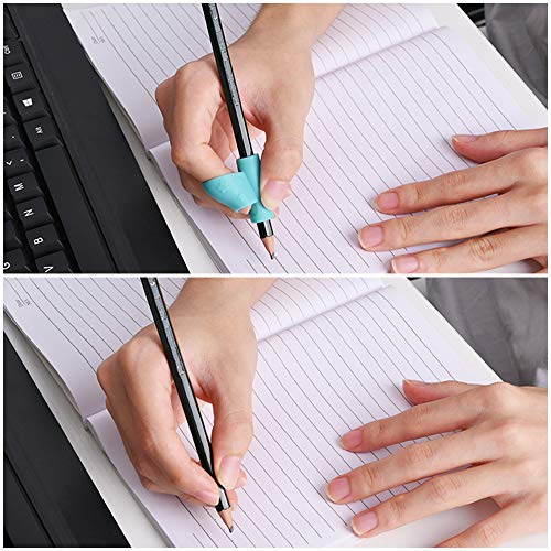 Fabur 14 Piezas Soporte de Lápiz Corrector de escritura para Niños Adecuado de Lápiz Herramienta Ayuda Escribir para Niños/Adultos