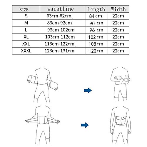 Faja Reductora Adelgazante para Hombre y Mujer, Ayuda a Reducir Cintura y Abdomen - Faja Deportiva Lumbar y Abdominal para Hacer Deporte, Fitness y Proteger los lumbares,XXL