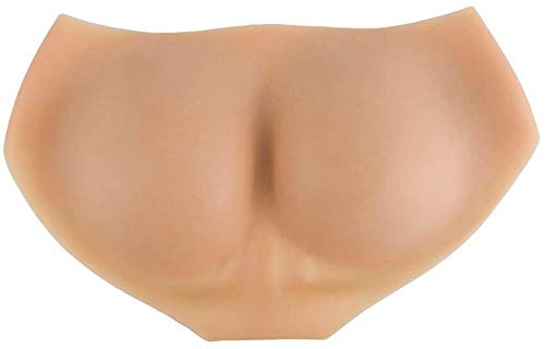 Fake Butt Bragas Señoras Silicona Caderas Mejorar Caderas Control Cintura Pantalones Cadera Pantalones,Beige-S