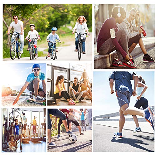 FALARY Calcetines Tobilleros Hombre 12Pares Deportivo Sciclismo Cortos Respirable Algodón Antideslizantes_Negro_3942