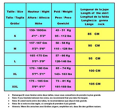 Falda de flamenco para mujer 2 volantes