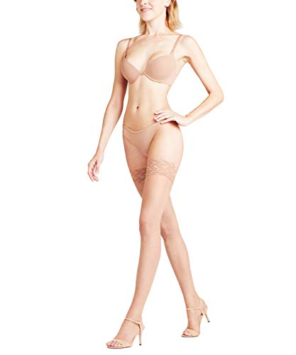 Falke Shelina Toeless 12 Denier Media Pierna, 10 DEN, Gelb (sun 4299), Alemana (Talla Fabricante: 10.5-11) para Mujer