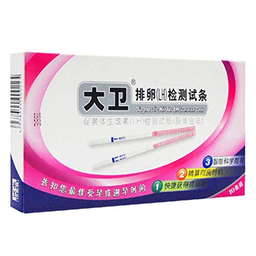 Fall Pruebas de Ovulación, 20 Prueba de Ovulación Tiras con 10 Tiras de Prueba de Embarazo en orina y 30 de Copa, Palillos sensibles Fertilidad de Prueba Predictor for Mujeres