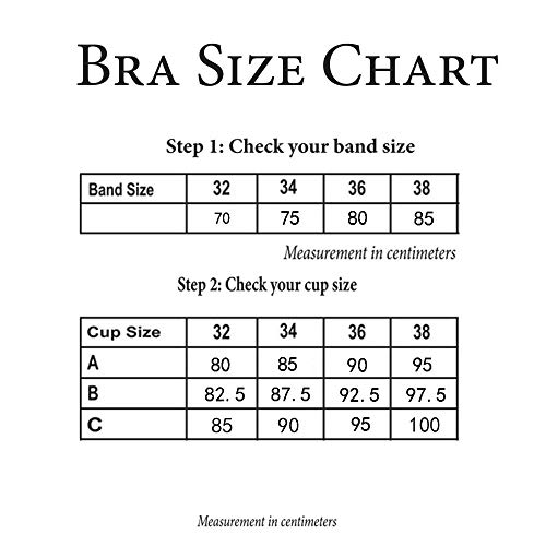 FallSweet Agregar Sujetador de Dos Tazas con Sujetador para Mujer Push Up Acolchado Sin Forro