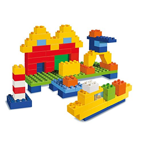 Falomir- Contenedor Juego de construcción, Multicolor (8502)