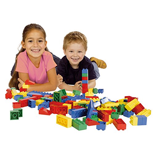 Falomir- Contenedor Juego de construcción, Multicolor (8502)