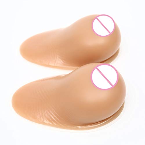 Falsos Senos Artificiales Mamarios De Silicona For La Mastectomía O Aumentar Tamaño del Seno De La Piel Bronceada Color 9-30 (Size : 1000g)