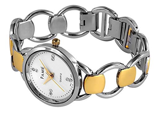 Fame Reloj analógico para Mujer de Cuarzo con Correa en Varios Materiales 100402000013