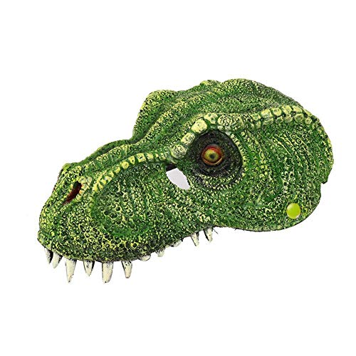 Famed Máscara de Tyrannosaurus con Cinta elástica, máscara de dragón Animal 3D para la Fiesta de Carnaval de Halloween máscara de dragón Animal, máscara de Disfraces de Halloween de attractively