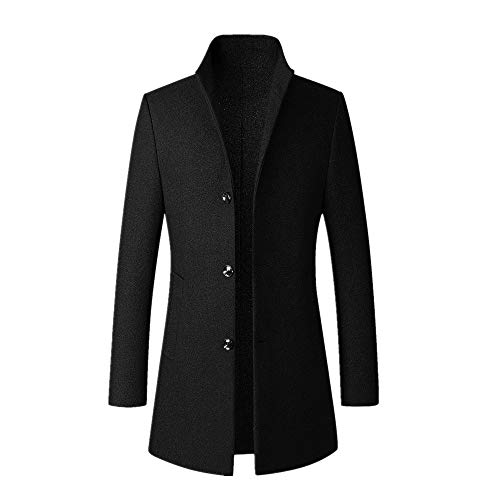 FAMILIZO Abrigos Hombre Elegante Gabardina Casual para Hombre Chaqueta De Abrigo Largo Calentar Negocios Outwear Chaqueta Hombre Invierno Rebajas Abrigos Hombre Largos