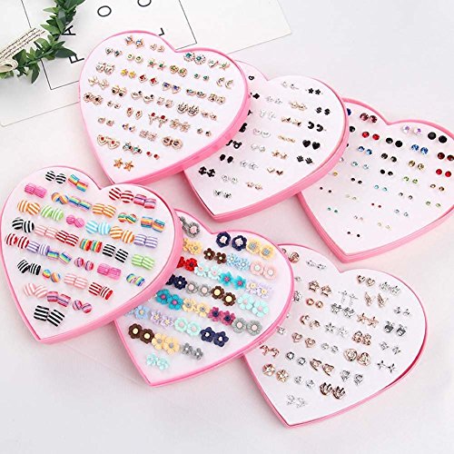 Fancy Pumpkin 36 pares de pendientes hipoalergénicos del perno prisionero fijaron el favor de partido para las muchachas de las mujeres embroma el regalo de la Navidad, E-07