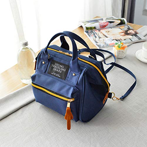 Fannyfuny bolsos Mujer Maletin de Viaje Mochilas Casual Paquete de Viaje Chicas Diario Lona Bolso de Mano Mochilas de Bandolera Bolsa de Hombro Bolsa de Cruzada de Ocio