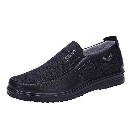 Fannyfuny_Zapatos para Hombre Náuticos Zapatos Casuales Zapatos de Cordones Zapatos de Vestir Mocasines Hombres Vestir Derby Calzado Boda Negocios Brogue Zapatillas 40-48