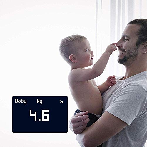 FANPING Withings Corporal + - Wi-Fi inteligente de composición corporal Escala, monitor de grasa corporal, índice de masa corporal, masa muscular, la medición del agua, Peso Digital báscula de baño, s