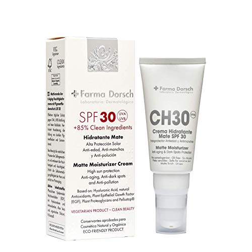 Farma Dorsch Crema Facial Unisex Con Protección Solar (SPF 30, Con Efecto Antiedad Y Anti manchas) - 50 ml.
