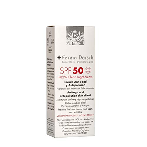 Farma Dorsch Crema Hidratante Fotoprotectora (SPF 50, Antiedad Y Antimanchas) - 50 ml.